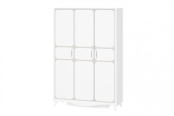 Wardrobe 3 doors Alice 143x209.2x49 cm