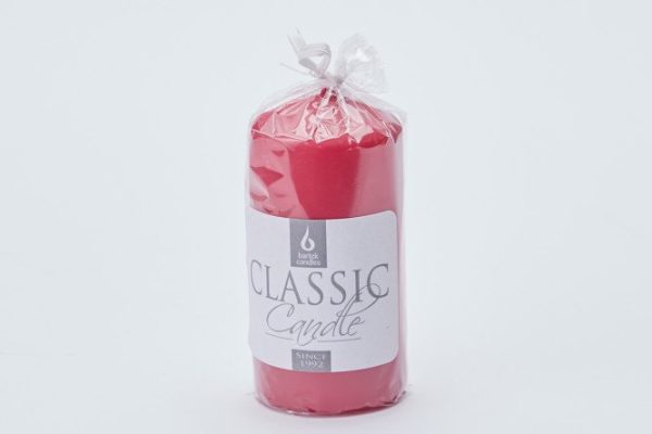 Velvet candle 12 cm, 1 pc.