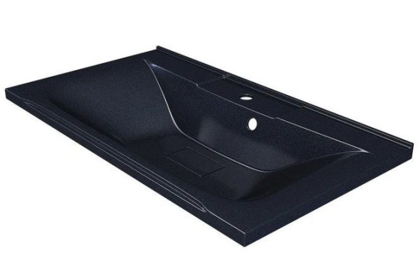 Bathroom sink Elen 291120424 Semi-built-in, 80x15x44.5 cm
