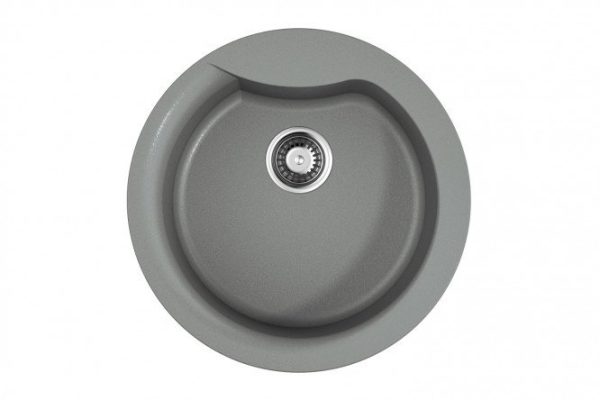 Inset sink OMOIKIRI Yasugata 48R-GR 4993547, gray 48.5x48.5x21 cm