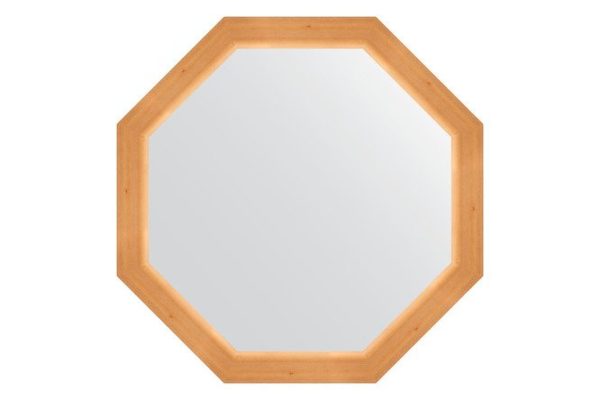 Wall mirror in a baguette frame EVOFORM Octagon BY 3720, pine 71.6x71.6 cm