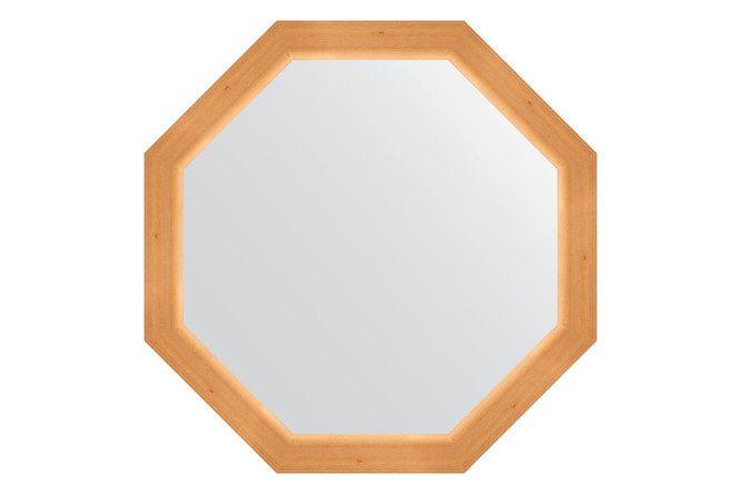 Wall mirror in a baguette frame EVOFORM Octagon BY 3720, pine 71.6x71.6 cm