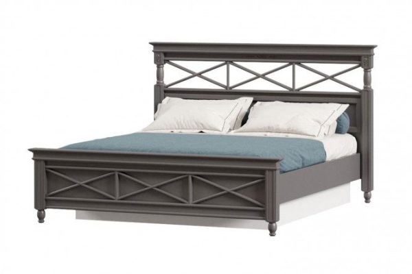 Bed with lifting mechanism Amelie color onyx gray