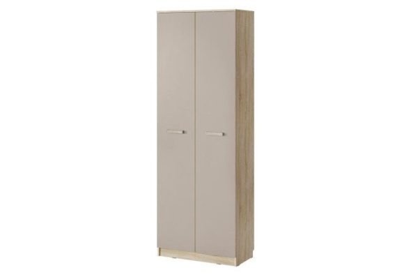 8b6d0d196b3b436d67284655fee10c8f.jpg Wardrobe Watercolor oak Sonoma/cappuccino 80.2x225.6x41.4 cm