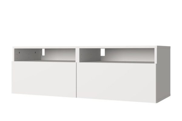 Cabinet with drawers and shelf Oscar 120x38 with push to open