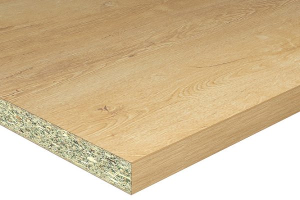 Tabletop with edging Light Oak 300x60x3.8 cm
