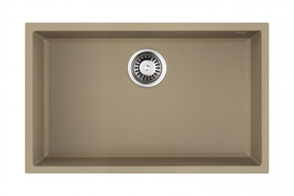 Inset sink OMOIKIRI Tedori 66-U-CH 4993977, champagne 66x42x20 cm