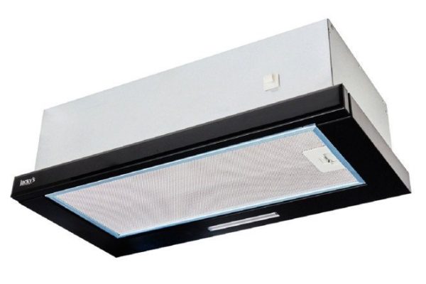 Built-in hood JACKY'S JV SB651 color black, 59.3x17.6x30 cm