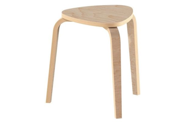 Triangular stool 45.1x45.2x41.15 cm