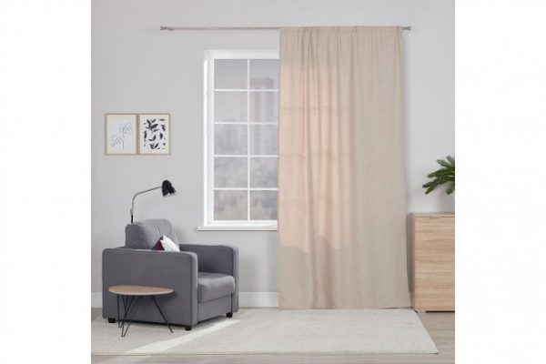 Ribbon curtain MICASA Vanda 150x280 cm, 1 piece, beige