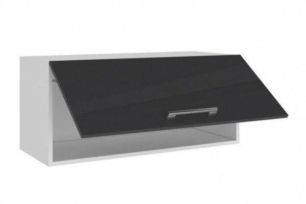 Front for cabinet Amika 79.6x35.6 cm, color black graphite
