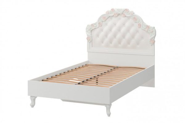 Children's bed Louise 120x200 cm color alabaster, champagne