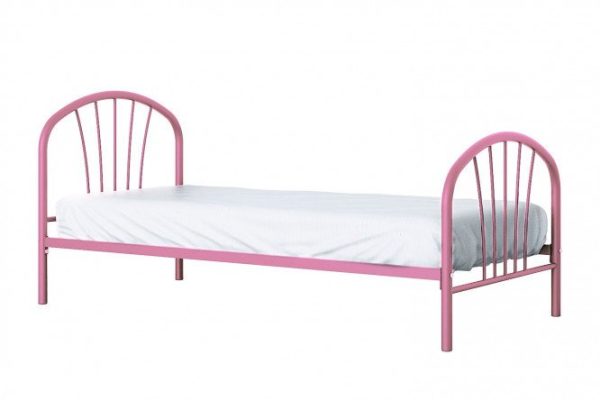 Bed Evora 90x190 cm color pink