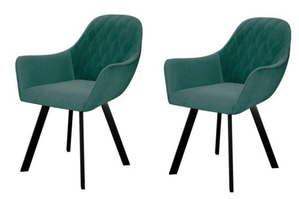 Set of swivel chairs DIKLINE 240 with armrests 59.5x88x61 cm