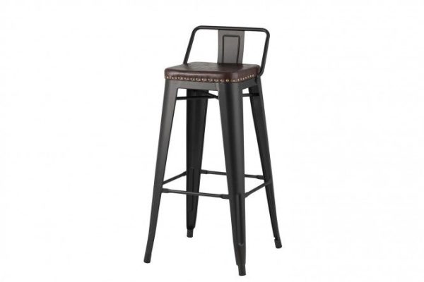 8ddeaadf83b8ac92e6091227269eb595.jpg Bar stool Tolix Soft 45x84.5x51.5 cm, brown, matte black