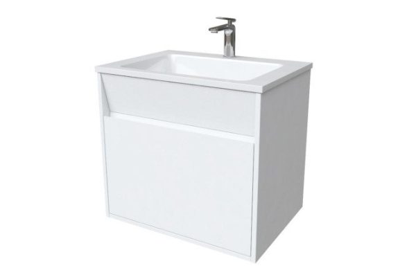 Wall-mounted cabinet with drawer IDDIS Esper ESP60W0i95 61.3 cm, frame color white, facade white