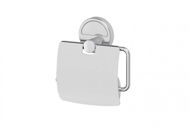 Wall-mounted toilet paper holder with lid FBS Luxia
