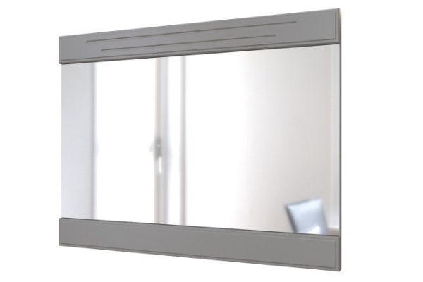 Wall mirror with decorative strips Olympus