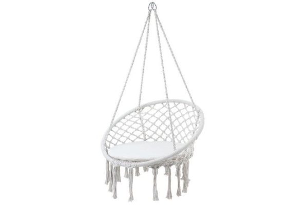 Hammock chair Hall Lotus 82x115x60 cm, frame color beige, mattress beige