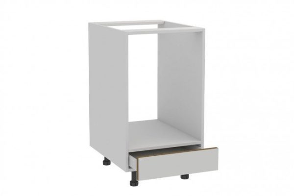 Front for a floor cabinet for appliances with a drawer Nicole 44.6x11.6 cm, magnolia color