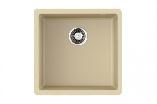 Inset sink OMOIKIRI Bosen 44-U-CH 4997009, champagne 44x44x19 cm