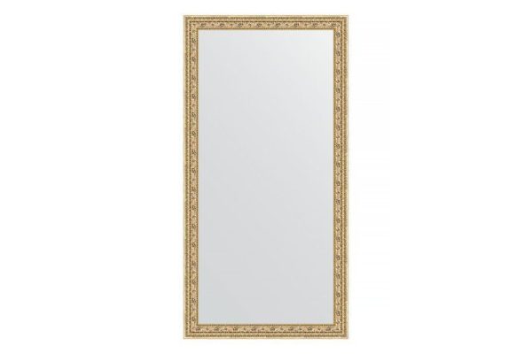 Wall mirror in a baguette frame EVOFORM gold leaf 62x112 cm