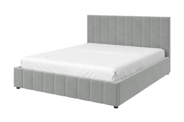 Nelson bed color light gray 120x200 cm