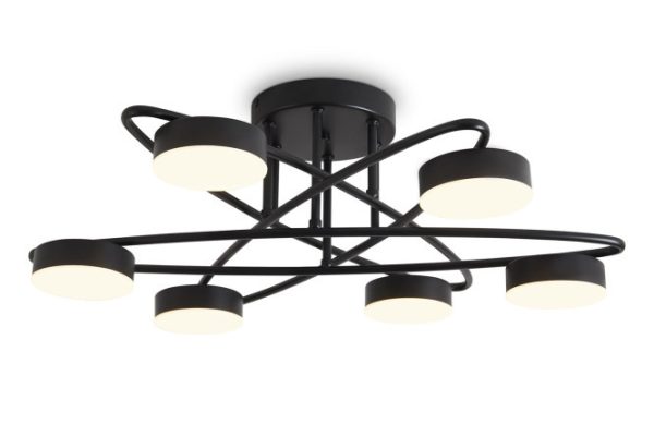 Ceiling lamp FREYA Vortex 15 sq.m., 60x19x60 cm, LED