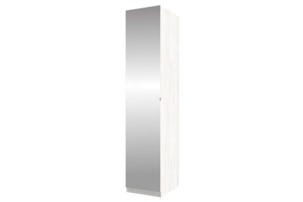 Wardrobe 1-door Oscar Lila 50x236x60 cm, light ash Anchor, front - mirror