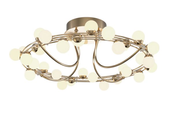 LED ceiling lamp MAYTONI Modern Tessara 15 sq.m., 60x20x60 cm, LED