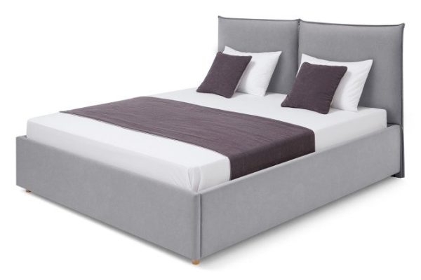 Emily bed frame gray 180x200 cm