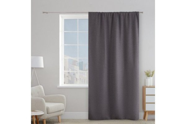 Ribbon curtain MICASA Etegi 145x265 cm, 1 piece, gray