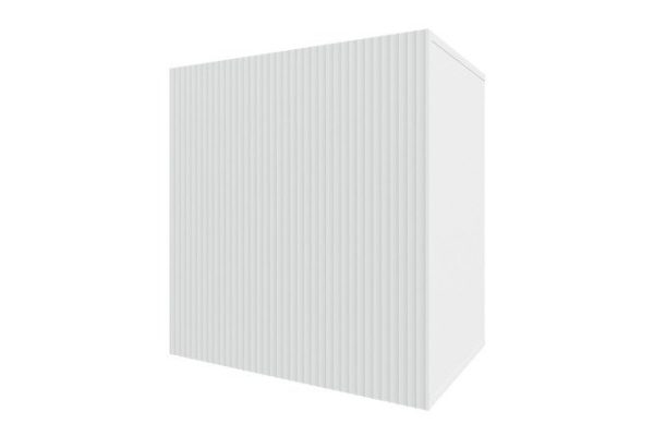 Cabinet Oscar Amelie 60x64 with door, white / talc wave