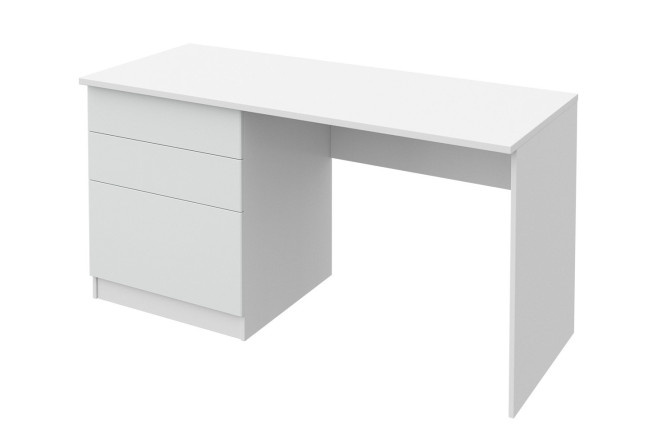 Desk with 3 drawers Oscar mini with push-to-open 145x75x60 cm