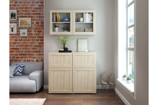 Modular storage system Oscar Skagen 120x180x40 cm, sonoma oak