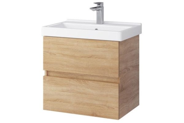 Hanging cabinet Sanstar Tuscany 391.1-1.4.1.KFES 60.5 cm, frame color Sonoma oak light, facade color Sonoma oak light