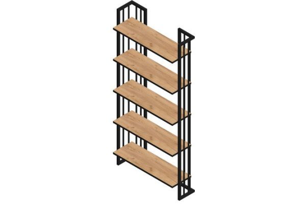 Rack 5-tier Sanflor Tetris 69x150x23 cm