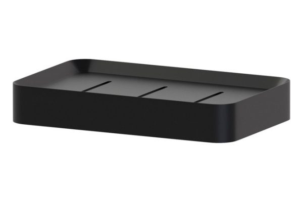 Soap dish-grid Schwarz 7732 Brass, screw fastening