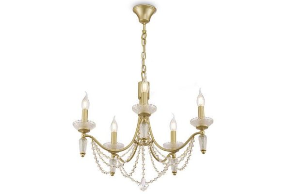 Chandelier FREYA FR2009 18 sq.m., 62x48x62 cm, E14