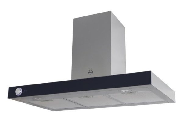 Hood MBS Maranta 190 Black Glass metallic color, black, 90x57x50 cm