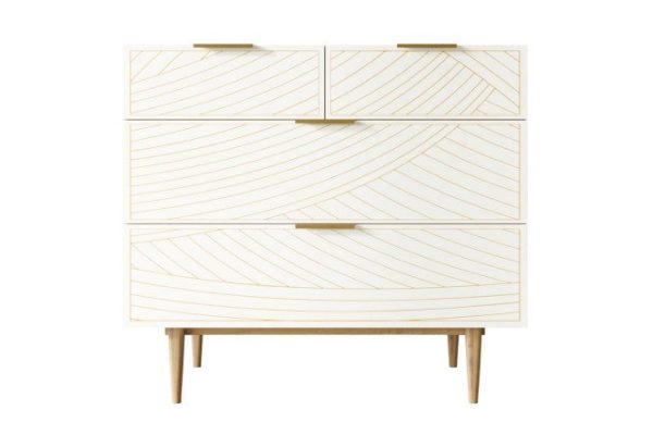 Line chest of drawers with 4 drawers