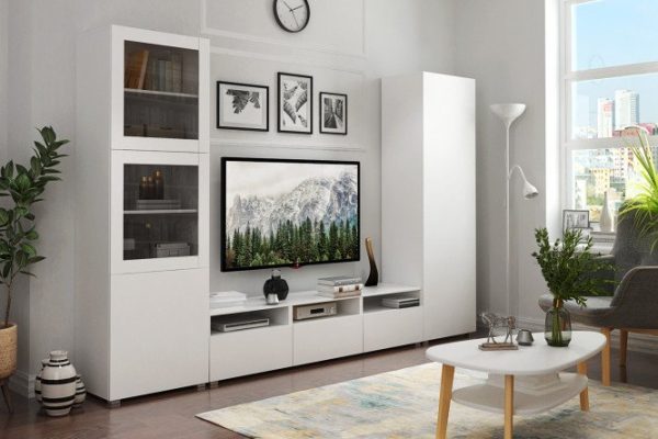 8tt0mf5xq2jaydzht5jnes65ut6hq8en.jpg Living room Oscar Moon with cabinet and wardrobe with push-to-open, white, smooth talc