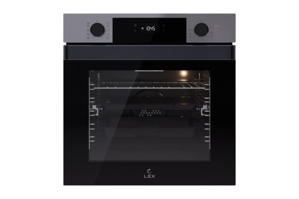 Electric oven LEX EDP 610 IX Wide Series, black, stainless steel 59.5x59.5x54.3 cm