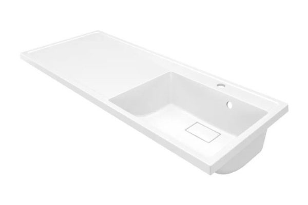 Semi-recessed sink above the washing machine Magenta 2490000009, right Semi-recessed, 120x17.8x50 cm