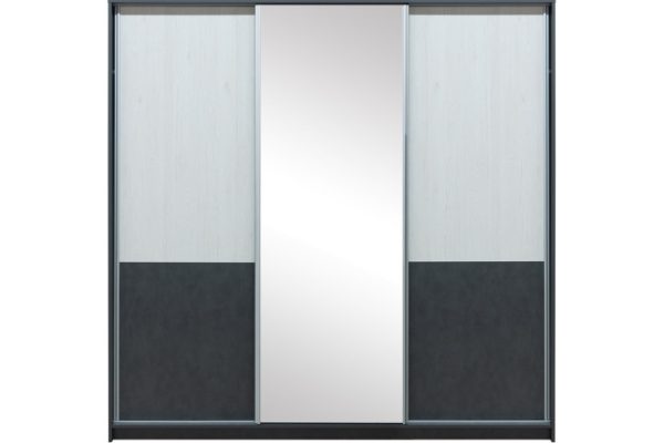 3-door wardrobe Chelsea 202.7x229.2x65 cm