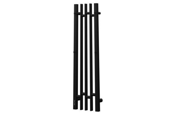 Electric heated towel rail POINT Freya P2, black PN20738B 21x80x10.5 cm