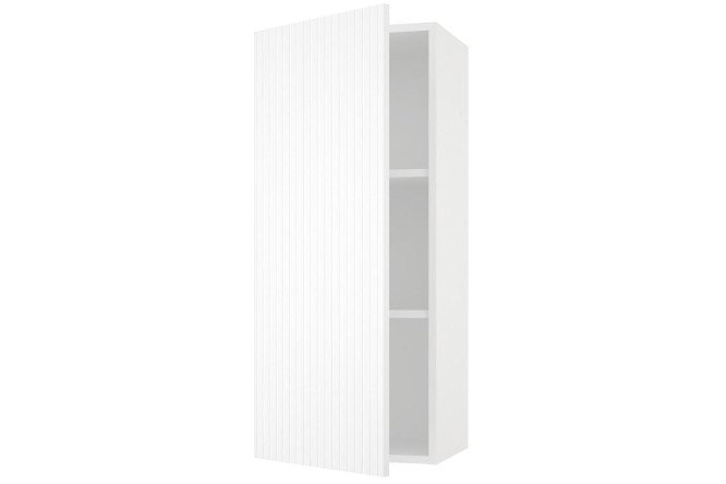 Chloe cabinet front milled 39.6x95.6 cm, soft white color