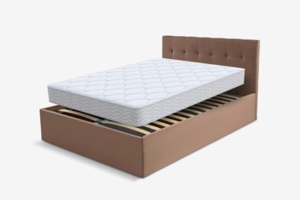 Costa bed complete with MILDEX Smart Dream cappuccino mattress 160x200 cm