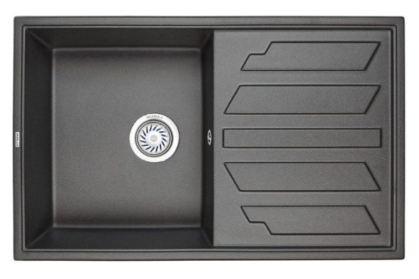 Inset sink with drainer GRANULA Granula 8002 79x50x20 cm