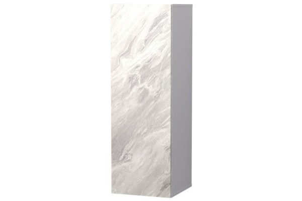 Wardrobe Oscar Statuario 40x120, white / statuario